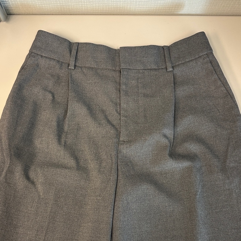 Madewell Slouchy Straight Twill Women’s Pants Grey